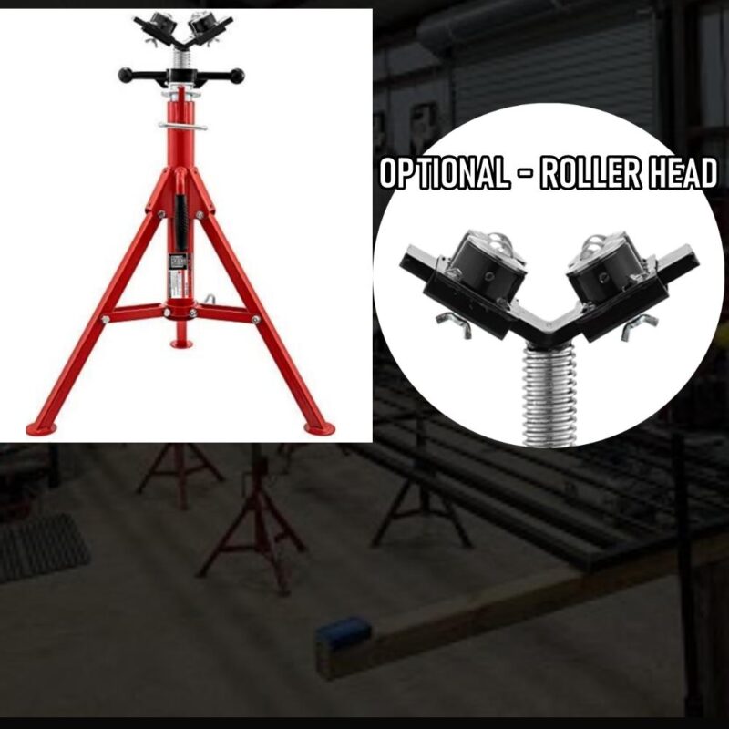 V HEAD PIPE STAND WITH BALL TRANSFER HEAD - Image 2
