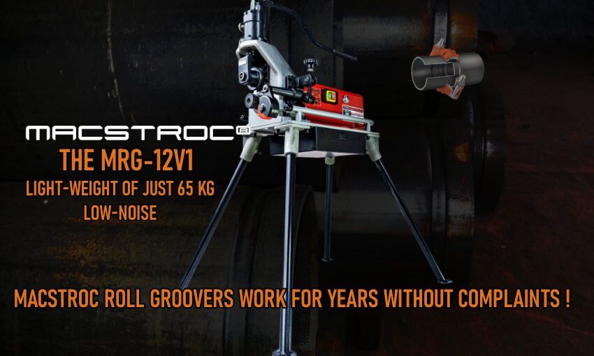 Macstroc-MRG-12V1-rollgroover-pipe-groovingmachine-lightweight-Dubai-UAE