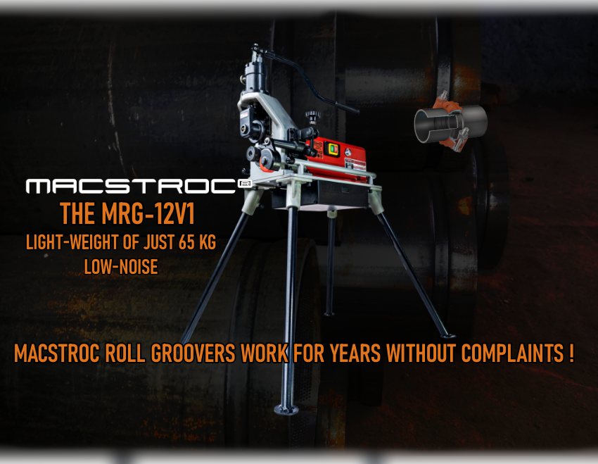Macstroc-MRG-12V1-rollgroover-pipe-groovingmachine-lightweight-Dubai-UAE
